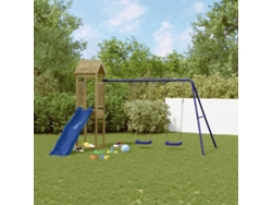 Parque Infantil De Exterior Madera De Pino Impregnada