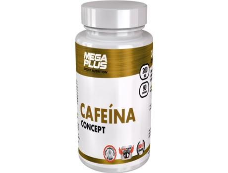 Complemento Alimentar MEGA PLUS Cafeina Concept 200Mg (90 Cápsulas)