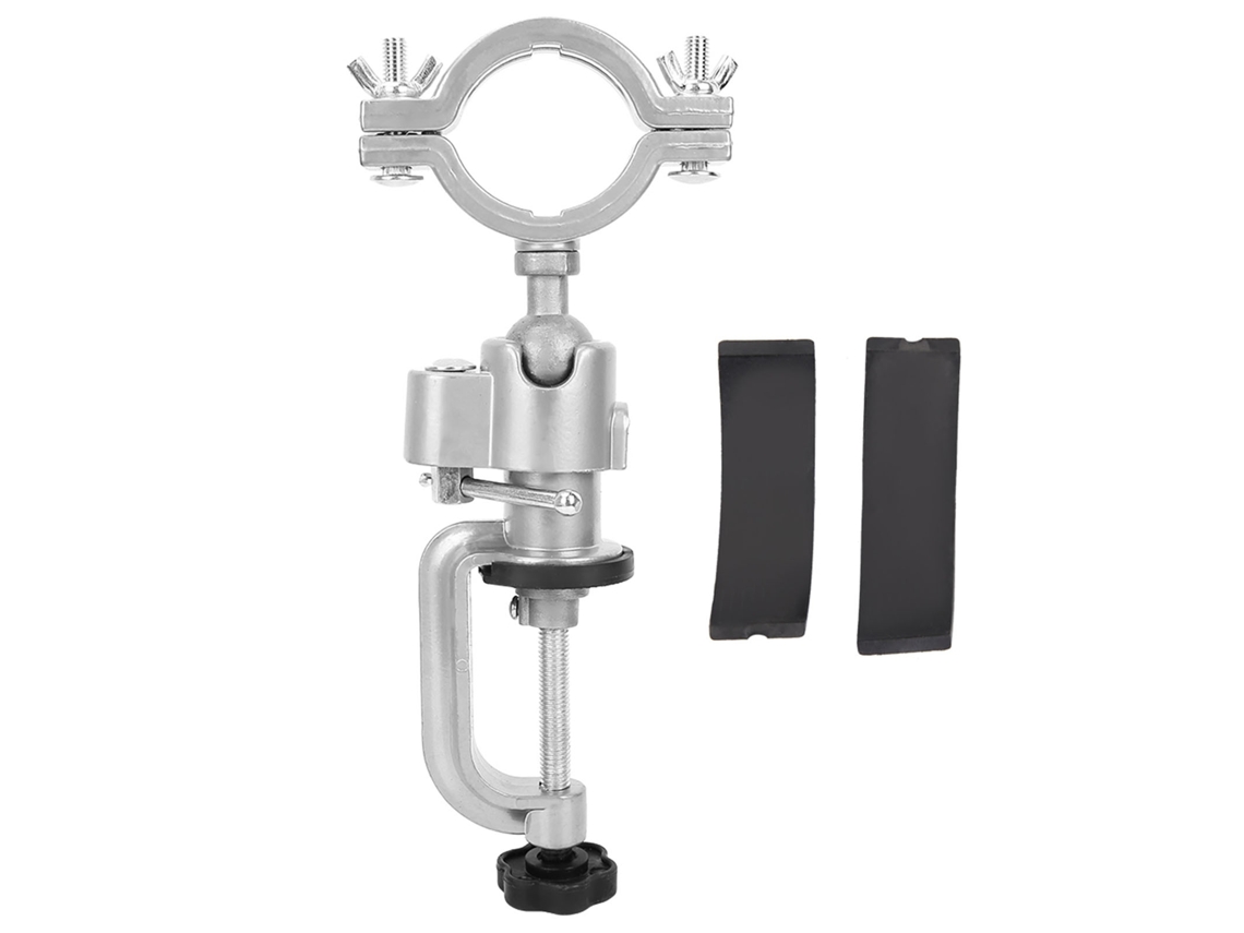Soporte De Furadeira Elétrica Rotativo De 360°, Porta-furadeira E Amoladora Com Abraçadeira De Bancada