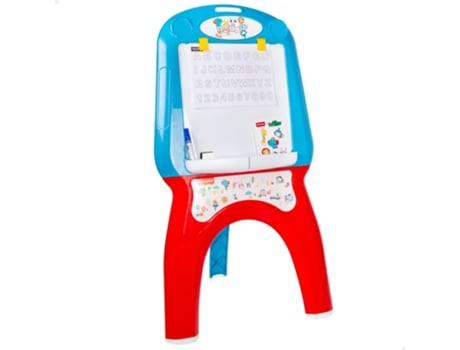 Cuadro de Dibujo FISHER-PRICE c/Marcadores, adhesivos y hojas para colorear (Edad Mínima Recomendada: 3 anos)
