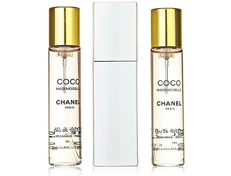 Perfume CHANEL Coco Mademoiselle Edt Recargable Con 3 Recargas De (20 ml)