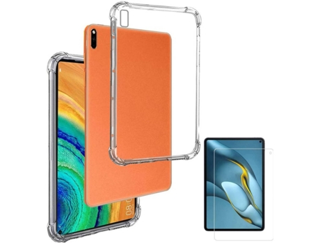 Kit Carcasa + Protector de Pantalla Huawei Matepad Pro Esquinas Reforzadas Transparente