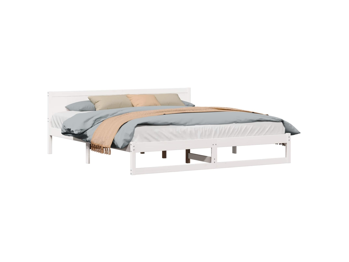 Maison Exclusive - Estructura De Cama 200 X 200 Cm Madera De Pino Macizo