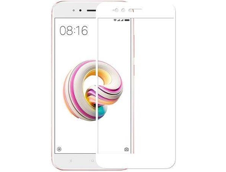 Protector Cristal Templado Xiaomi Mi A1«5X Multi4You Full Cover 3D Blanco