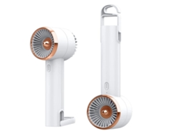 Ventilador Portátil 3-1 ENZON 4000Mah 3 Velocidades Blanco