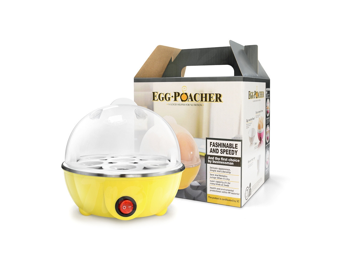 Cocedor de huevos eléctrico para 7 huevos con vaso medidor 350W HEXINYIGJLY