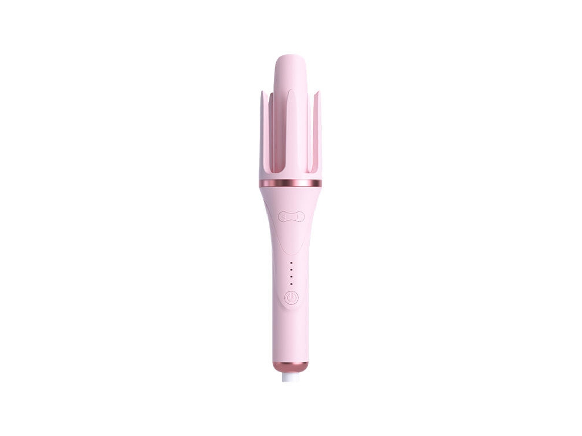 Nuevo rizador/plancha de pelo casero con iones negativos - 158 unidades, color rosa, estándar europeo