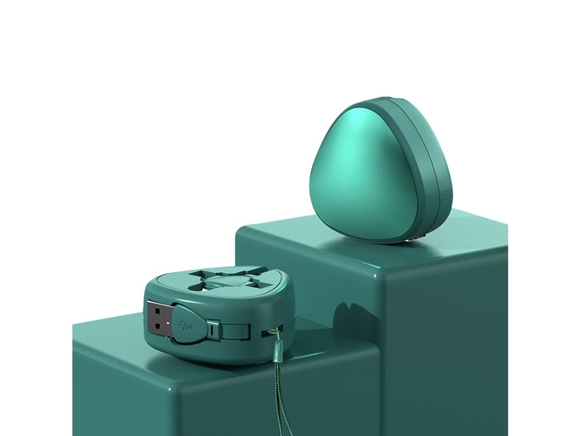 Cabo De Carregamento Multifuncional Extensível Para Viagens, Compatível Com Dispositivos Android, Verde. Adaptador/hub Eficiente C