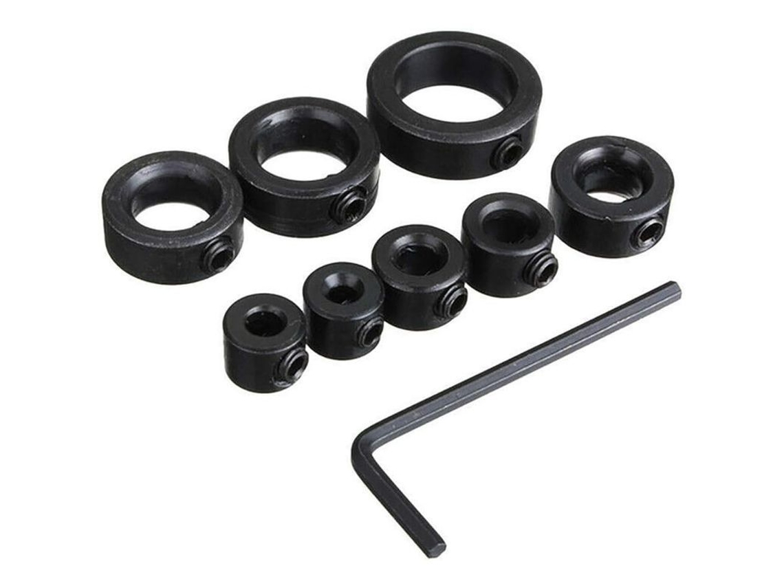 Paro De Profundidad De Perforación, 9 Collares, Anillo De Posicionamiento, 3-16 Mm, Acero Al Carbono, Resistente A La Corrosión