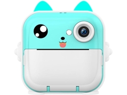 Minicámara Infantil De 16 Gb Con Fotografía Digital Hd E Impresión Instantánea Para Niñas (azul)