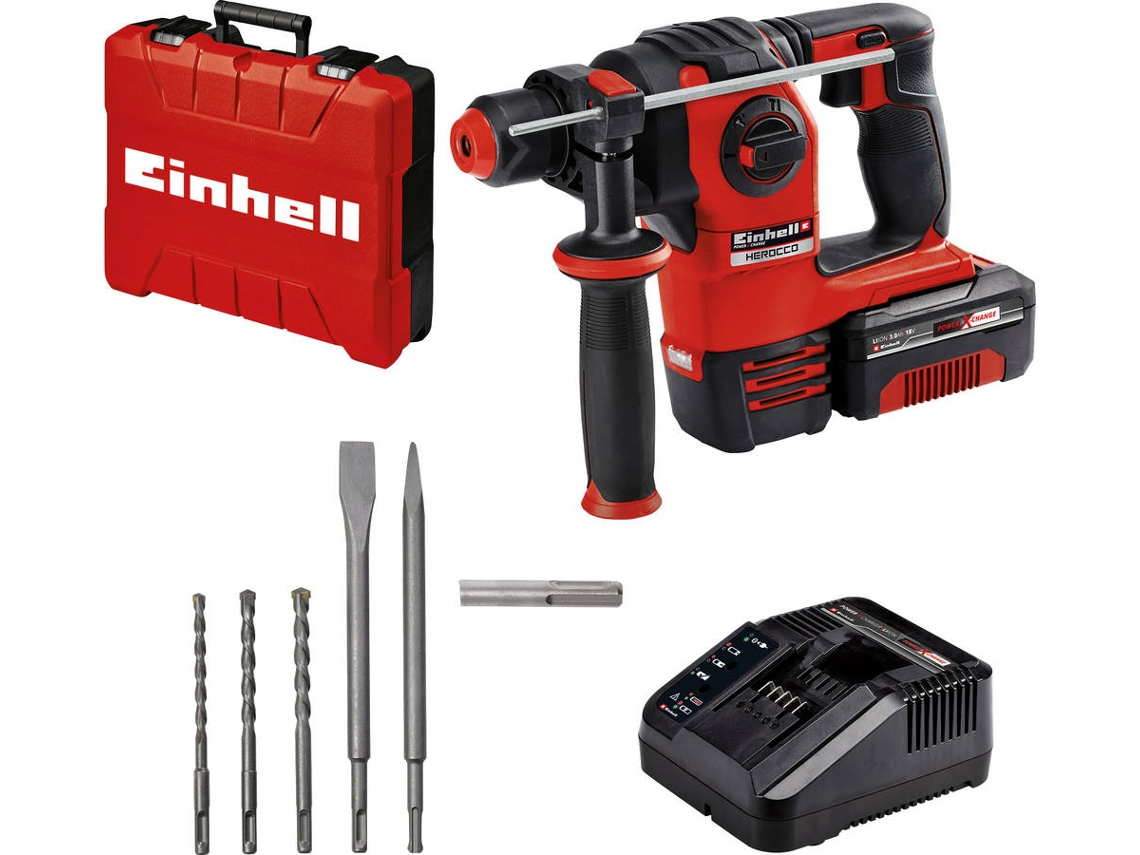Kit de martillo rotativo Einhell Herocco +5