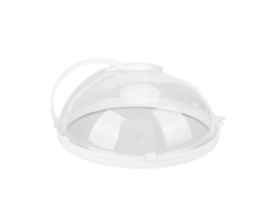 Tapa Antisalpicaduras Para Microondas Portátil, Fabricada En Policarbonato Resistente A Altas Temperaturas (200 ℃). Apta Para Uso En La Cocina.