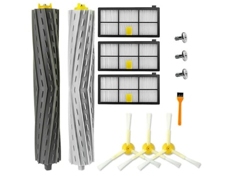 Cepillos de rodillos de goma, filtros, cepillos laterales para Irobot Roomba serie 800 900, Aspiradora Robótica, repuesto de barredora doméstica
