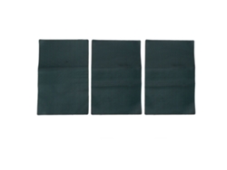 Kit de reparación de piscinas autoadhesivo de PP verde, 3 piezas, 8x12 pulgadas.