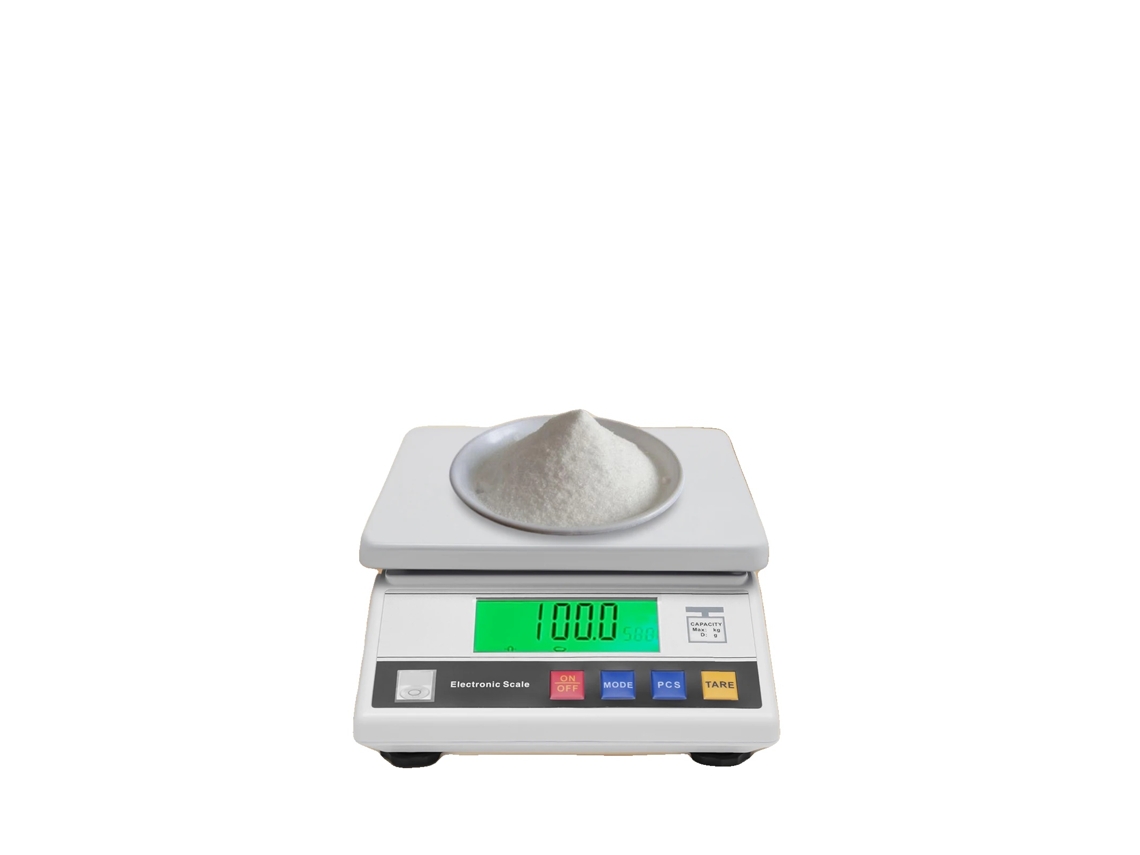 Báscula digital, capacidad 7,5 kg, precisión 0,1 g, pantalla LCD, alimentación por batería y cable, montaje independiente OEM.