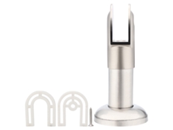 Accesorios De Herrajes Para Mamparas De Baño De Acero Inoxidable, Soporte De Refuerzo Ajustable Para Pies