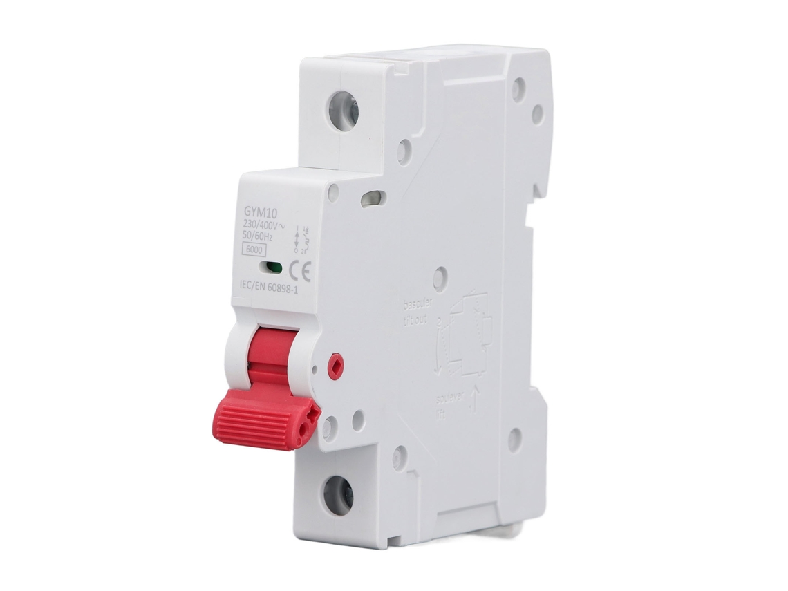 Yncm2026-interruptor De Circuito Mcb 1p 400v Para Hogar Con Capacidad De Corte 6ka Protector