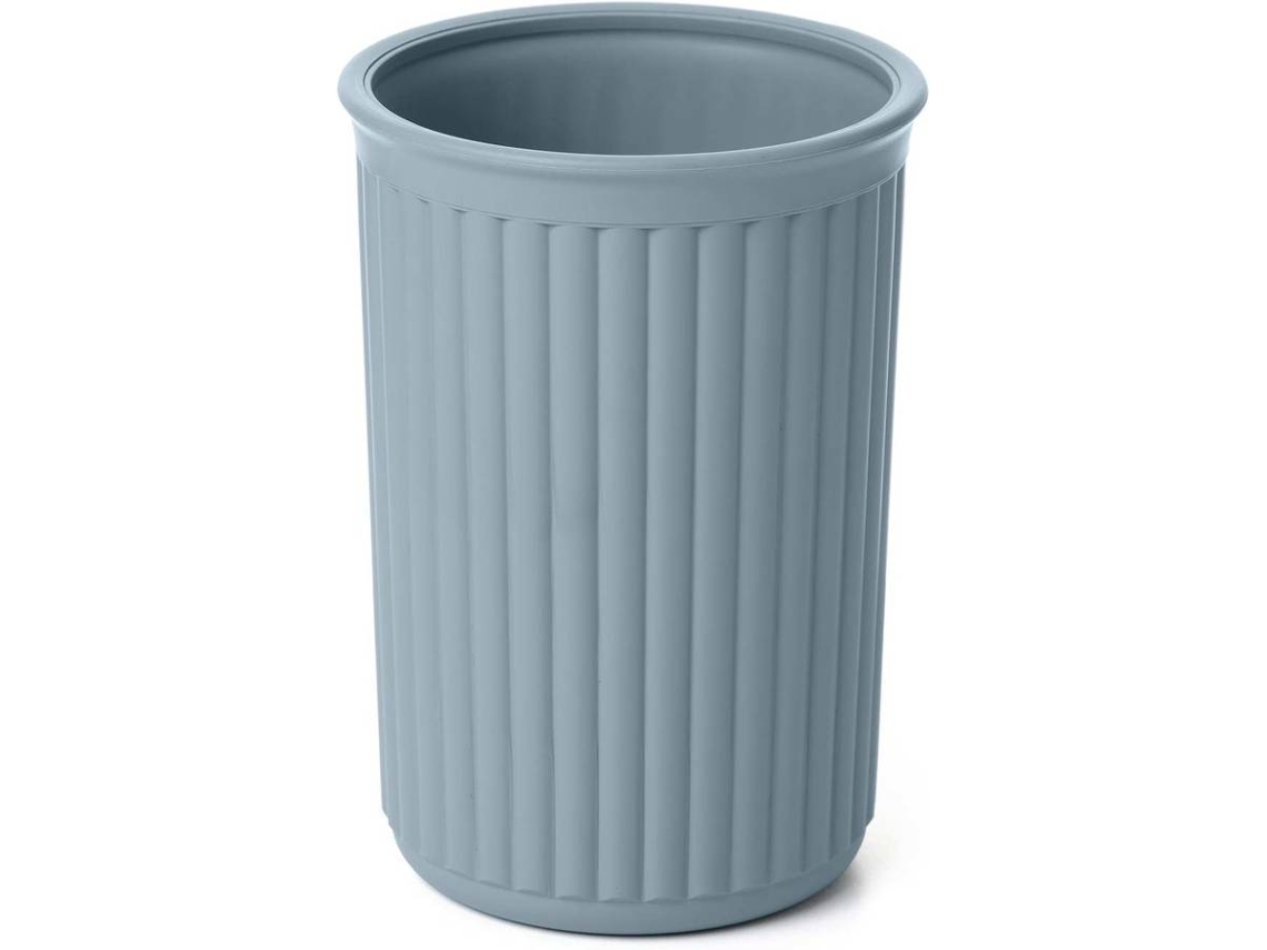 Vaso Porta Cepillos TATAY Baobab (Azul - Plástico - 7.6 x 7.6 x 11 cm)