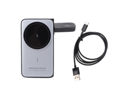 Cargador Inalámbrico 15w Estación De Carga Inalámbrica Plegable Para Teléfono, Reloj Y Auriculares