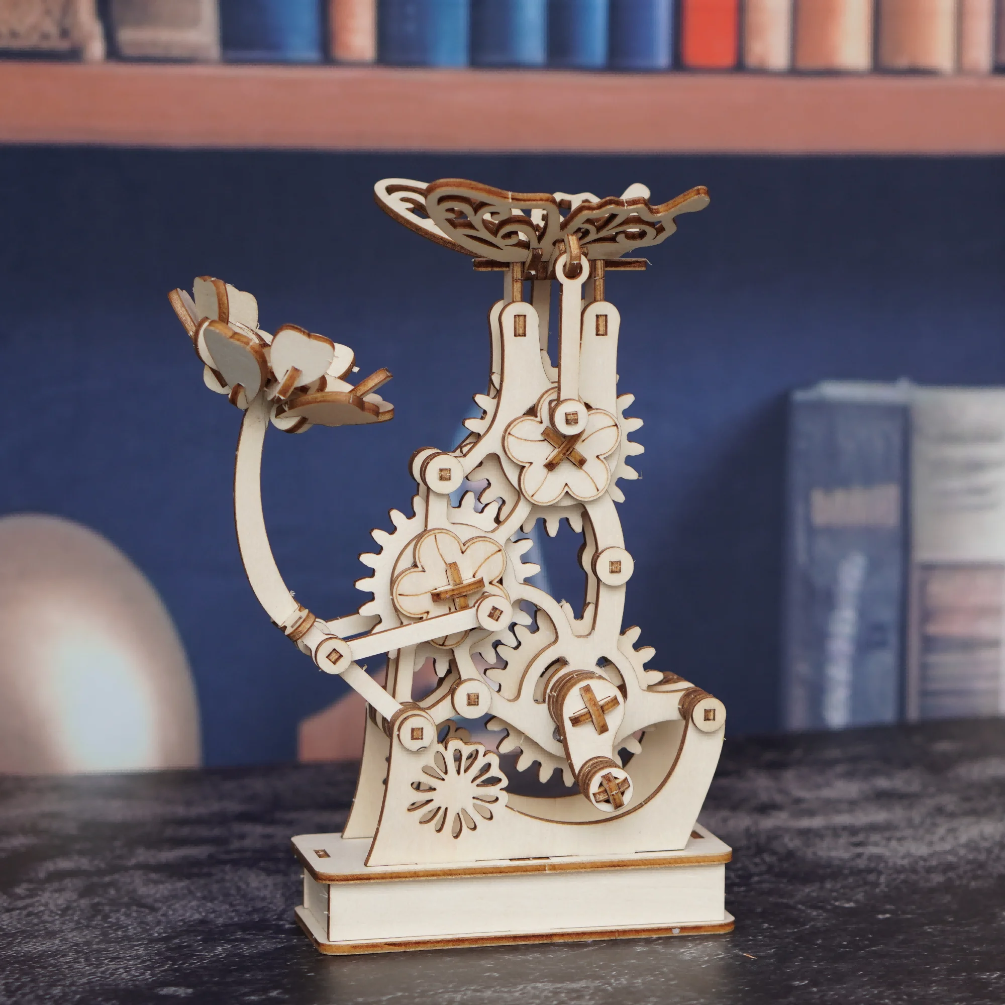 Kit De Montaje De Mariposa 3d De Madera, Modelo De Mariposa De Rompecabezas 3d Para Armar Uno Mismo.