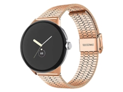 Brazalete de reloj de acero inoxidable con hebilla de siete cuentas Xdfind