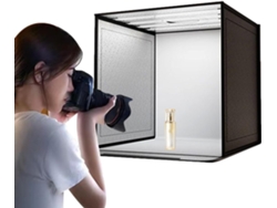 Caja De Iluminación De Estudio De 44x44 Cm | Cabina Plegable Con Intensidad Ajustable