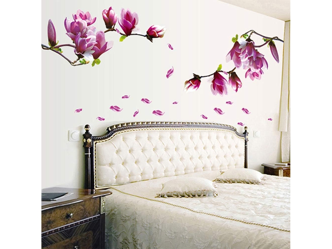 Pegatinas De Pared De Flores De Lirio Galería En Vivo Hermosas Calcomanías De Pared Removibles Para