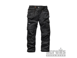 SCRUFFS T54490 Pantalón Trade Flex, color negro