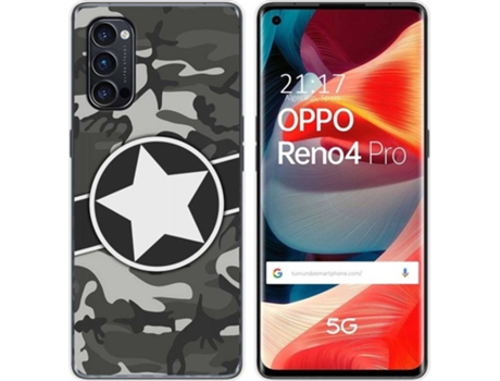 Carcasa Oppo Reno 4 Pro 5G TUMUNDOSMARTPHONE Camuflaje 02 Multicolor