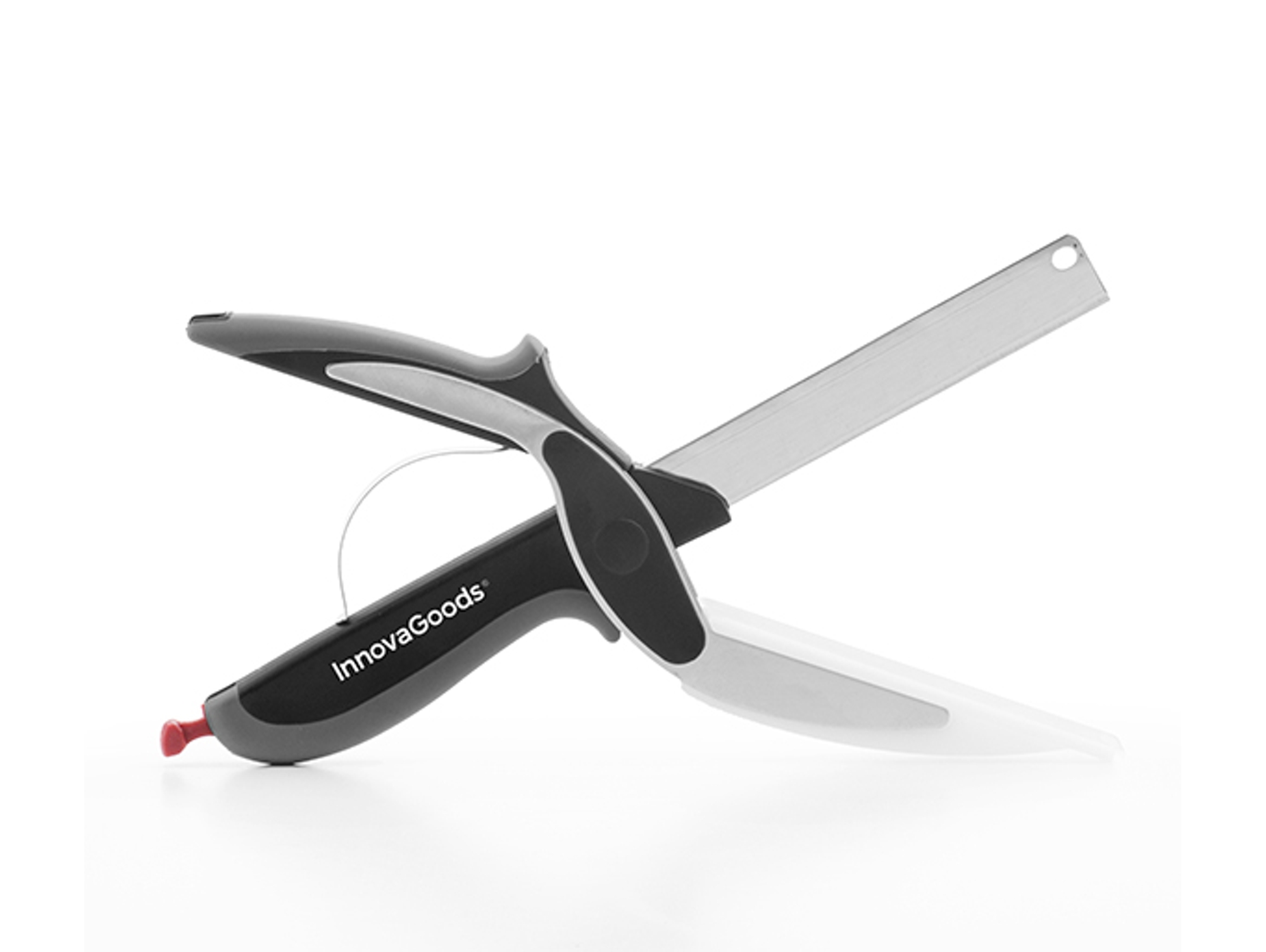 Cuchillo de Cocinas Tijera INNOVAGOODS con Mini Tabla de Cortar Integrada