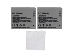2 Baterias Câmera 1400mah 3.7v Para Nb-4l Sd30 Sd40 Sd200 Sd300 Sd400 Elph 100 300 310