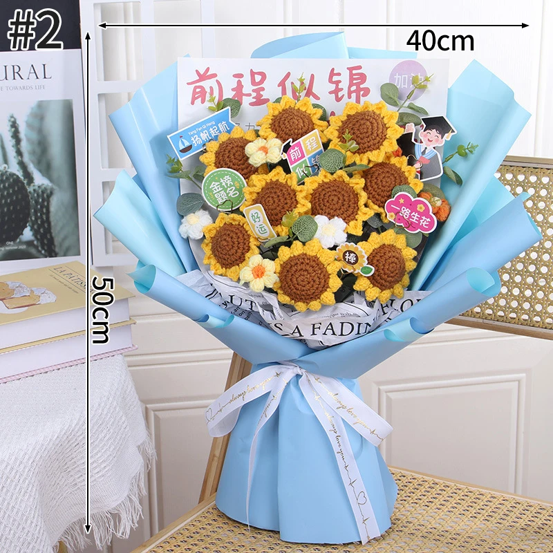 Buquês De Crochê Prontos, Buquês Artificiais, Buquês De Crochê, Presentes Perfeitos