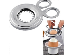 Cortador de huevos de acero inoxidable, abridor de cáscaras de huevos duros, utensilio de cocina, herramienta para huevos Hfmqv Rosewell