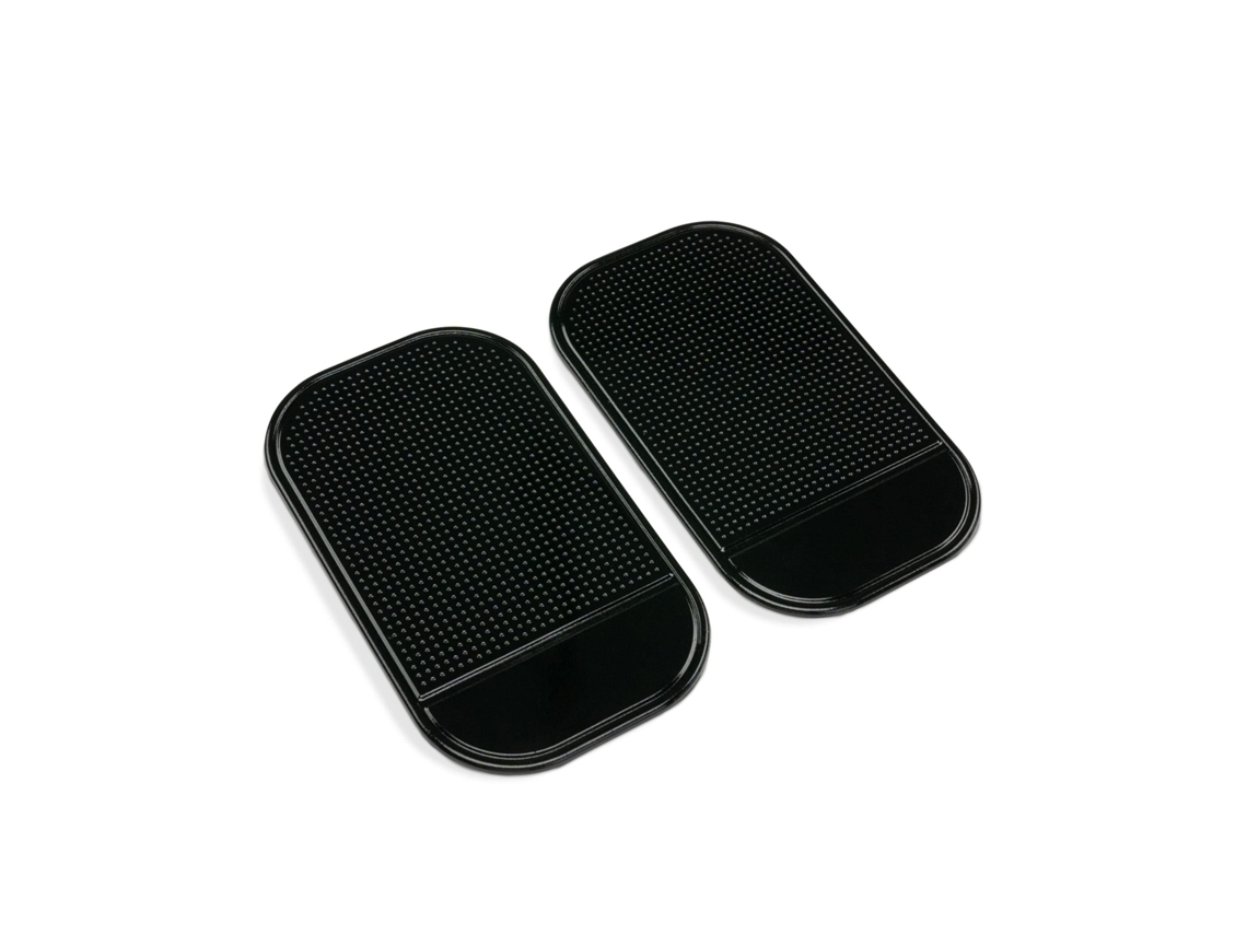 Juego de alfombrillas antideslizantes para salpicadero de coche, 2 alfombrillas elásticas antideslizantes Magic Pad, resistentes al polvo, reutilizables y lavables.
