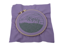Kit de bordado con diseño clásico de puesta de sol para decoración y regalos.