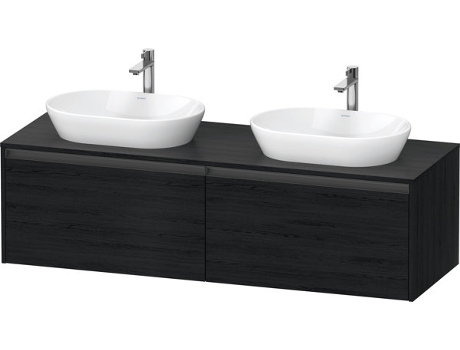 Mueble DURAVIT Ketho.2 bajo lavabo hueco para lavabo en ambos lados 1600x459x550mm K24889B