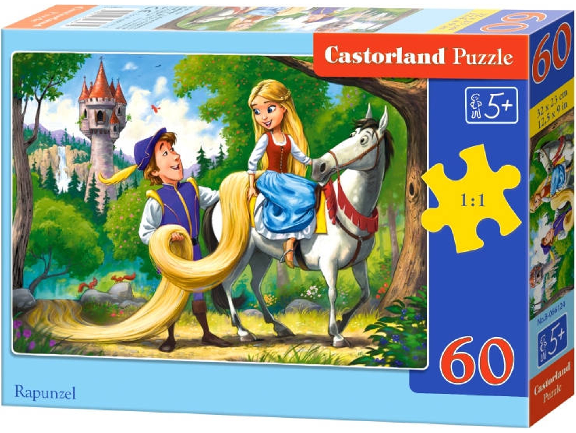 Puzzle CASTORLAND Rapunzel (60 Piezas)