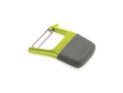 Pelador de patatas Joseph Joseph Easy Grip con hoja de acero inoxidable y quitaojos, mango ergonómico antideslizante, verde y gris
