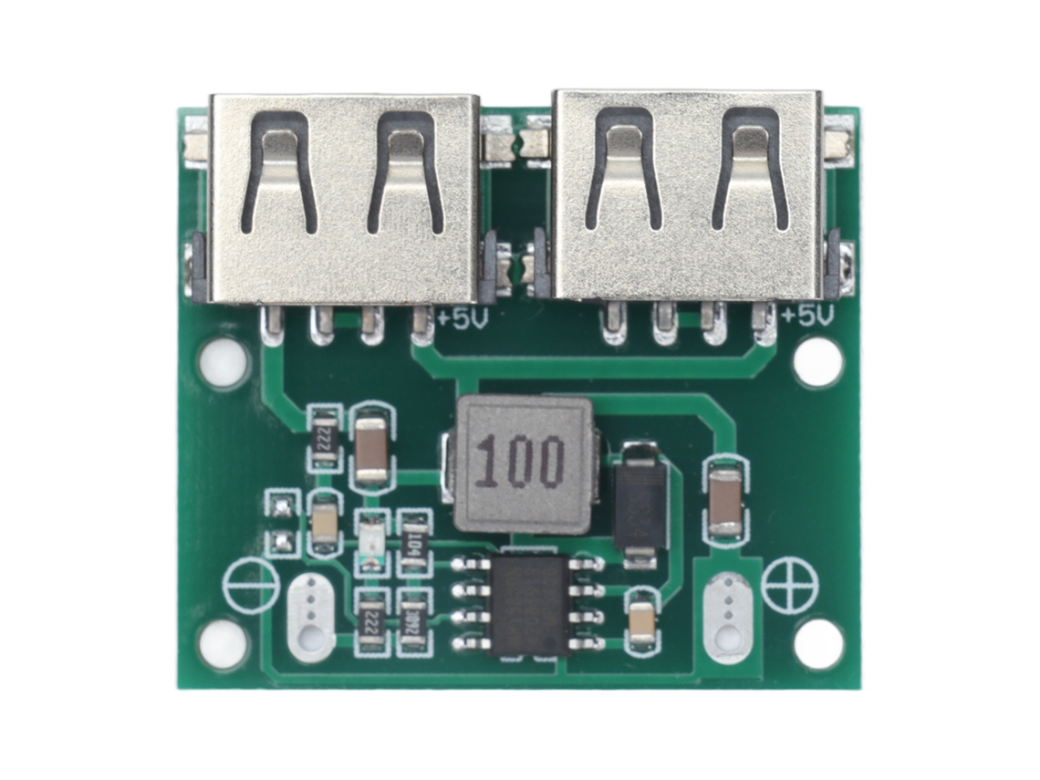 Módulo Cargador Reductor Dc-dc Con Doble Salida Usb, Regulador De Carga De 9v, 12v Y 24v A 5.2v Y 3a