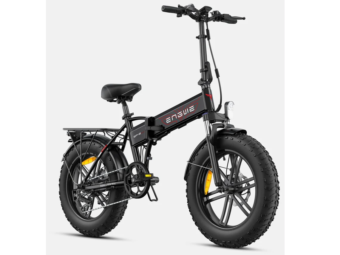 Bicicleta Eléctrica Engwe Ep-2 Boost 250w | Autonomía De 120 Km | Neumáticos Anchos 20x4.0 | Bicicleta Eléctrica Urbana De 7 Velocidades