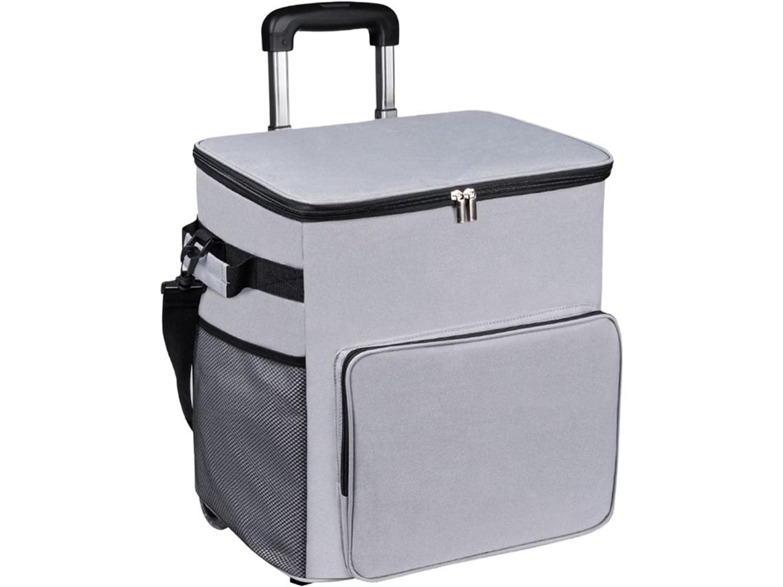 Glacières Roulantes Sur Roues | Glacière Isotherme Souple,chariot De Voyage 35 Litres Imperméable ...