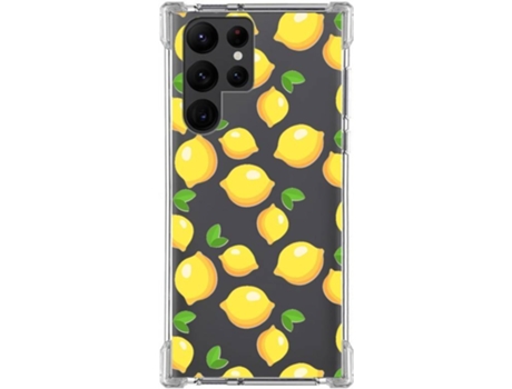 Carcasa Samsung Galaxy S22 Ultra 5G TUMUNDOSMARTPHONE Dibujos Antigolpes Limones Multicolor
