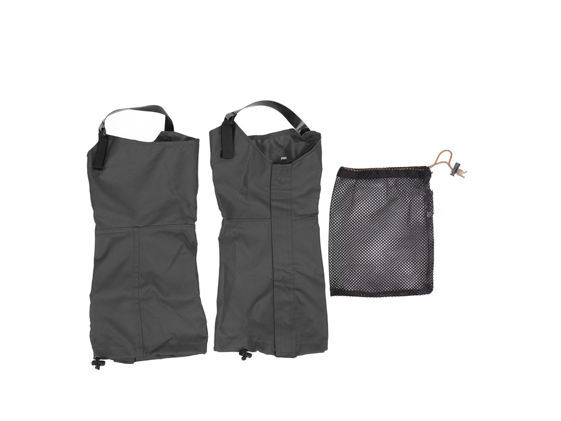 Protectores De Piernas Unisex Impermeables De Tejido Oxford 600d Para Senderismo, Esquí Y Botas De Nieve Negras.