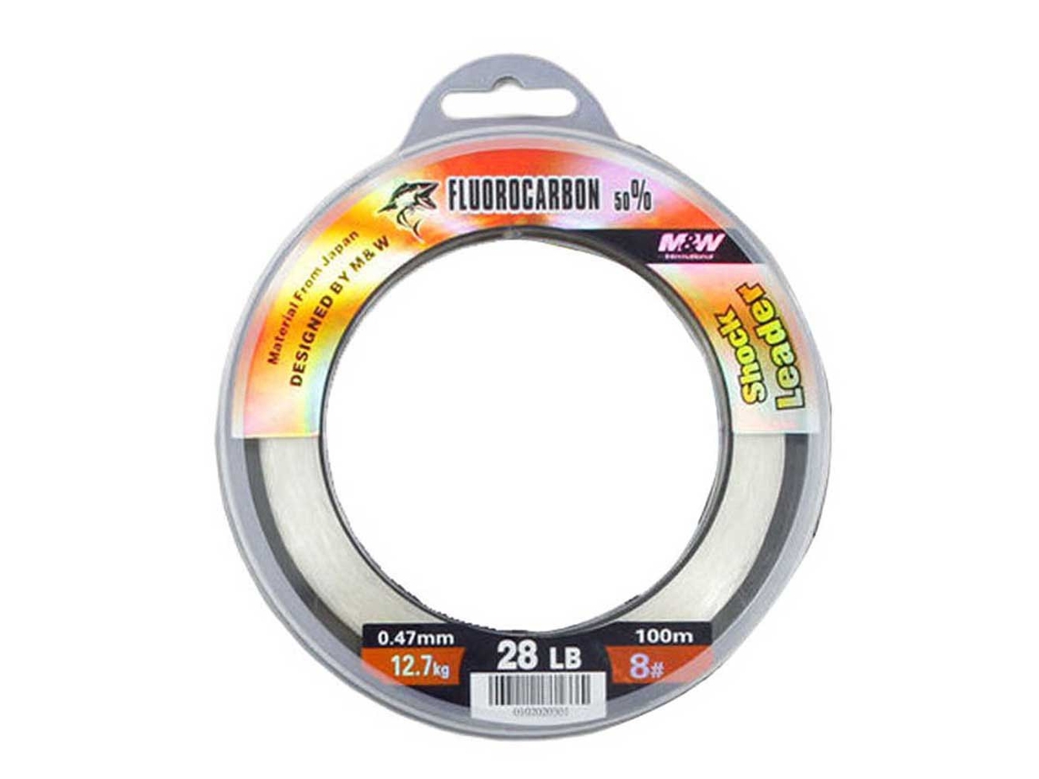 Fluorocarbono Leader 50 50 M Transparente 0.550 Mmm&W International