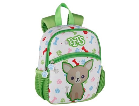 Mochila TOYBAGS Pets Chihuahua (Poliéster - Multicolor - 26 x 21 x 9 cm)