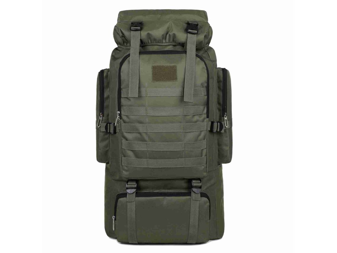 Mochila De Trekking De Alta Capacidade Para Camping Outdoor Mochila De Caminhada Camuflada Canvas