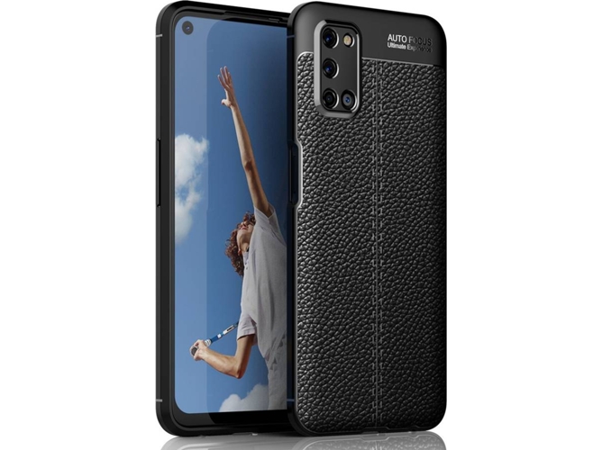 Funda Oppo A52 PHONESHIELD Rugged Leather Negro