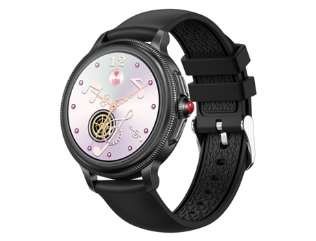 Smartwatch CF96 1,2 '' pulsera de silicona resistente al agua compatible con monitorización del ritmo cardíaco/monitoreo de la presión arterial