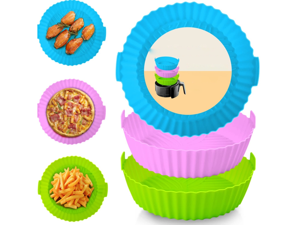 VVJIJILLY Peças Molde De Silicone Para Friteira De Ar Quente 20cm Ar Friteira Silicone