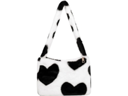 Bolso De Hombro De Felpa Para Mujer Con Cadena, Bolso Tote Suave Para Teléfono, Cartera Y Llaves.